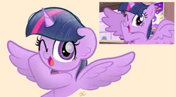 Size: 1469x809 | Tagged: safe, artist:sugarcloud12, derpibooru import, twilight sparkle, twilight sparkle (alicorn), alicorn, pony, image, png, scene interpretation, solo, spoiler alert