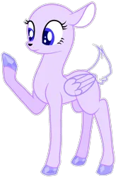 Size: 802x1152 | Tagged: safe, artist:existencecosmos188, derpibooru import, oc, unofficial characters only, pegasus, pony, bald, base, eyelashes, hoof polish, image, pegasus oc, png, simple background, solo, transparent background, wings