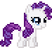 Size: 74x68 | Tagged: safe, derpibooru import, rarity, pony, unicorn, animated, female, filly, filly rarity, gif, image, looking at you, loop, simple background, stare, transparent background, wat, younger