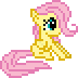 Size: 72x72 | Tagged: safe, derpibooru import, fluttershy, pegasus, pony, animated, blinking, eyes closed, female, filly, filly fluttershy, gif, image, loop, sitting, younger