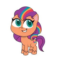 Size: 1200x1200 | Tagged: safe, artist:prixy05, derpibooru import, sunny starscout, pony, my little pony: pony life, g4, g5, g5 to g4, generation leap, image, png, simple background, solo, transparent background