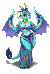 Size: 813x1191 | Tagged: safe, artist:painterdreamer, derpibooru import, edit, princess ember, anthro, digitigrade anthro, dragon, accessories, background removed, bedroom eyes, belly button, belly dancer, belly dancer outfit, bikini, bikini top, breasts, busty princess ember, clothes, digital art, dragoness, female, horn, image, jewelry, lidded eyes, lizard breasts, loincloth, looking at you, png, simple background, smiling, smiling at you, solo, spread wings, stupid sexy princess ember, swimsuit, thighs, transparent background, wide hips, wings