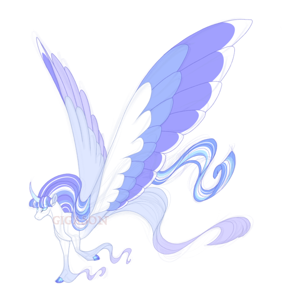 Size: 4900x4900 | Tagged: safe, artist:gigason, derpibooru import, oc, oc:wind chime, hybrid, windigo, colored wings, female, image, multicolored wings, obtrusive watermark, parent:twilight sparkle, png, simple background, solo, transparent background, watermark, wings