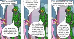 Size: 900x480 | Tagged: safe, artist:thet7770ify, princess cadance, pony, english text dialogue, halo (series), image, jpeg, master chief, speech bubble