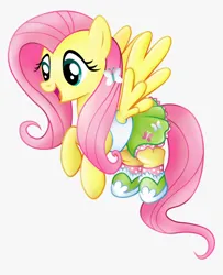 Size: 860x1060 | Tagged: safe, fluttershy, boots, clothes, dress, green eyes, green skirt, hoof shoes, image, my little pony, png, shoes, skirt, white dress