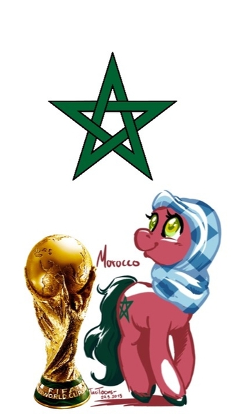 Size: 420x720 | Tagged: safe, artist:taritoons, derpibooru import, edit, oc, ponified, unofficial characters only, earth pony, pony, football, hijab, image, jpeg, morocco, nation ponies, simple background, solo, sports, white background, world cup