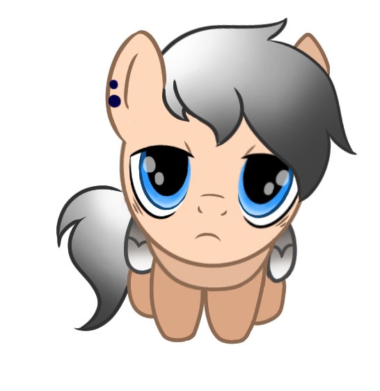 Size: 546x561 | Tagged: safe, artist:foxx_grey_art, derpibooru import, part of a set, oc, oc:colin grey, unofficial characters only, pegasus, pony, badumsquish's kitties, blue eyes, image, jpeg, looking at you, looking up, looking up at you, pegasus oc, sad, simple background, sitting, white background, wings