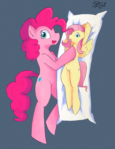 Size: 1770x2282 | Tagged: safe, derpibooru import, fluttershy, pinkie pie, earth pony, pegasus, body pillow, image, png