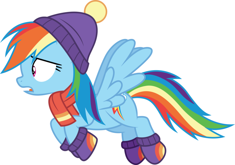 Size: 4278x3000 | Tagged: safe, artist:cloudyglow, artist:yanoda, derpibooru import, rainbow dash, pegasus, pony, best gift ever, .ai available, beanie, christmas, clothes, cutie mark, female, hat, high res, holiday, image, mare, open mouth, png, scarf, simple background, solo, transparent background, vector