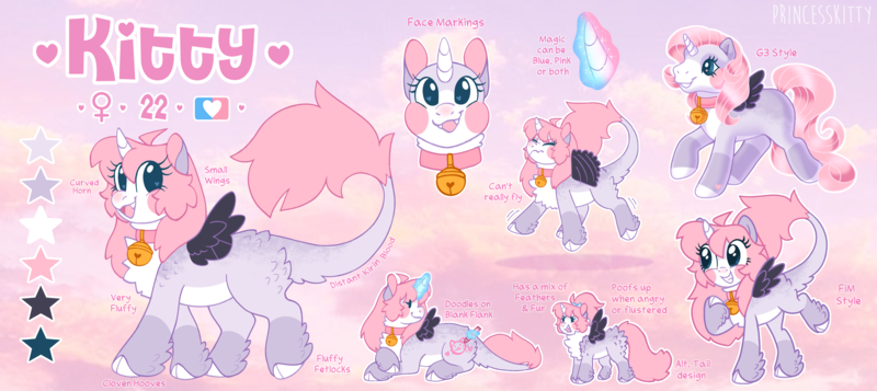 Size: 4668x2086 | Tagged: safe, artist:y2kitty, derpibooru import, oc, oc:kitty, alicorn, pony, female, g3, image, mare, png, reference sheet, solo