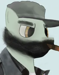 Size: 652x830 | Tagged: safe, artist:minecake, derpibooru import, oc, unofficial characters only, earth pony, pony, bust, cigar, communism, image, male, png, portrait