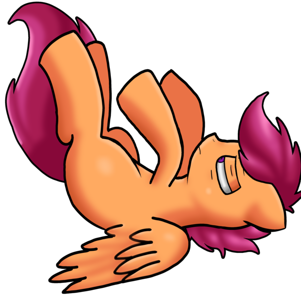 Size: 3072x3072 | Tagged: safe, artist:theflashinglight, derpibooru import, scootaloo, pegasus, pony, derpibooru exclusive, falling, female, filly, foal, frown, image, looking up, png, sad, scootaloo can't fly, scootasad, simple background, solo, this will end in death, transparent background
