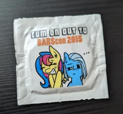 Size: 2048x1899 | Tagged: safe, derpibooru import, oc, oc:golden gates, babscon, condom, image, jpeg