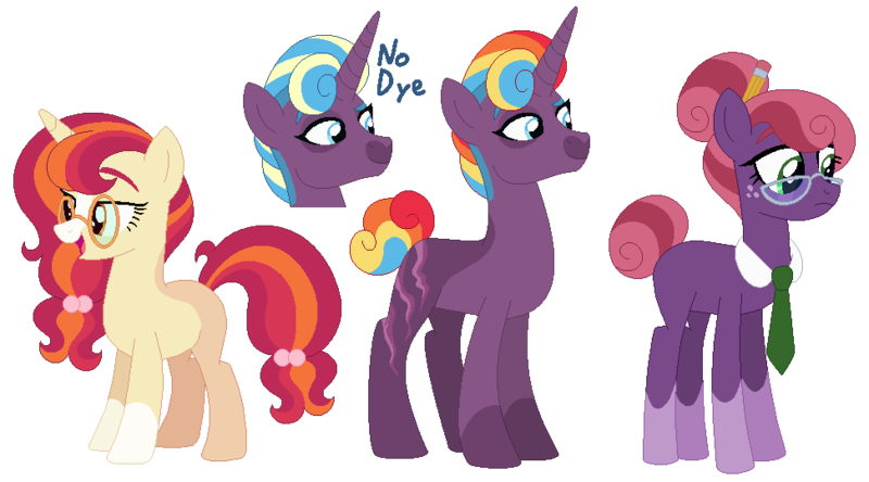 Size: 972x539 | Tagged: safe, derpibooru import, oc, unofficial characters only, earth pony, pony, unicorn, base used, image, magical lesbian spawn, offspring, parent:cheerilee, parent:fire flare, parent:moondancer, parent:rolling thunder, png, simple background, transparent background