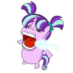 Size: 2048x2048 | Tagged: safe, artist:aldaplayer, derpibooru import, starlight glimmer, pony, anime reference, crying, female, filly, filly starlight glimmer, image, meme, one piece, png, ponified meme, the one piece is real, tony tony chopper, younger