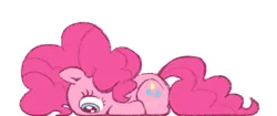Size: 640x269 | Tagged: safe, artist:fizpup, derpibooru import, pinkie pie, ponified, earth pony, pony, face down, image, png, solo