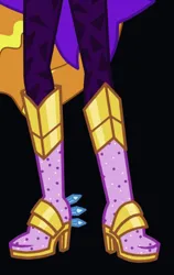 Size: 383x605 | Tagged: safe, sonata dusk, equestria girls, boots, crystal guardian, high heel boots, image, jpeg, legs, pictures of legs, shoes, solo