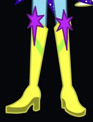Size: 425x552 | Tagged: safe, luster dawn, equestria girls, boots, crystal guardian, high heel boots, image, jpeg, legs, pictures of legs, shoes, solo