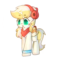 Size: 3543x3543 | Tagged: safe, artist:cro, derpibooru import, oc, oc:feather bubble, unofficial characters only, pegasus, pony, derpibooru community collaboration, 2023 community collab, blushing, eye clipping through hair, eyebrows, eyebrows visible through hair, folded wings, high res, image, pegasus oc, png, simple background, smiling, solo, transparent background, wings