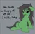 Size: 543x516 | Tagged: safe, artist:inkypuso, derpibooru import, oc, oc:anon-mare, unofficial characters only, earth pony, pony, belly, belly button, chubby, dialogue, female, floppy ears, frog (hoof), gray background, image, jpeg, mare, open mouth, signature, simple background, sitting, solo, talking to viewer, underhoof