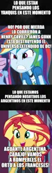 Size: 500x1666 | Tagged: safe, derpibooru import, edit, edited screencap, editor:lord you know who, screencap, rainbow dash, sunset shimmer, equestria girls, equestria girls series, argentina, comic, dc extended universe, football, image, png, screencap comic, spanish, sports, translated in the description, vulgar, world cup