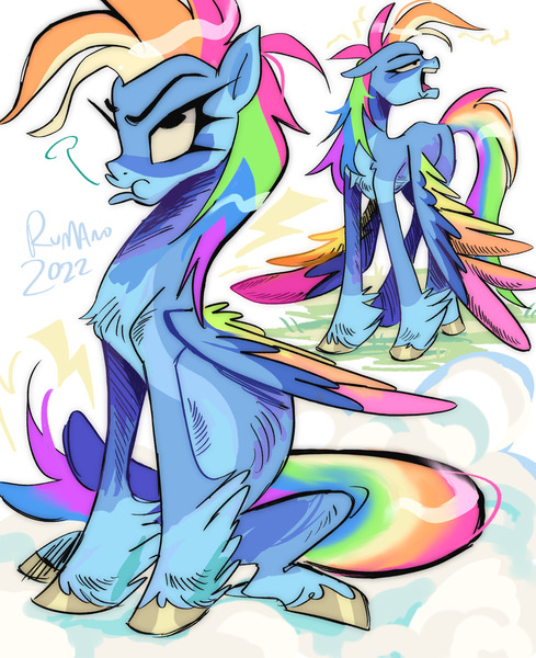 Size: 1670x2048 | Tagged: safe, artist:therumano, derpibooru import, rainbow dash, pegasus, pony, image, jpeg, simple background, white background