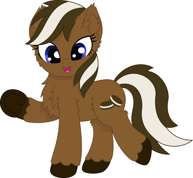 Size: 1851x1706 | Tagged: safe, artist:fliegerfausttop47, artist:thatusualguy06, derpibooru import, oc, oc:cherry cookie, earth pony, pony, derpibooru community collaboration, .svg available, 2023 community collab, derpibooru exclusive, female, frog (hoof), image, looking at you, mare, open mouth, open smile, png, simple background, smiling, solo, transparent background, underhoof, vector