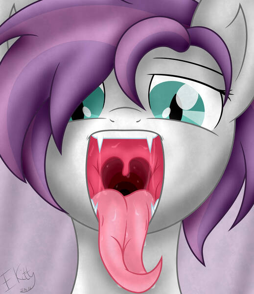 Size: 3400x3931 | Tagged: suggestive, derpibooru import, oc, oc:ebony rain, unofficial characters only, bat pony, image, jpeg, long tongue, mawshot, open mouth, solo, tongue out, vore