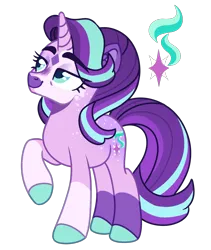 Size: 960x1140 | Tagged: safe, artist:twilightpriincess, derpibooru import, starlight glimmer, pony, alternate design, image, png, simple background, solo, trace, transparent background, twitterina design