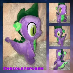 Size: 1600x1600 | Tagged: safe, artist:purpura95, derpibooru import, spike, dragon, image, irl, jpeg, male, photo, plushie, solo