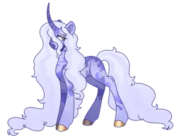 Size: 1280x997 | Tagged: safe, artist:twilightpriincess, derpibooru import, oc, pony, unicorn, female, image, magical lesbian spawn, mare, offspring, parent:fleur-de-lis, parent:princess luna, png, simple background, solo, transparent background