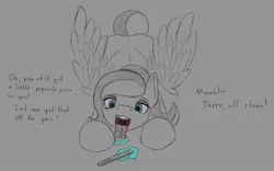 Size: 1280x800 | Tagged: suggestive, artist:stray prey, derpibooru import, oc, oc:lemon frost, oc:lucent, unofficial characters only, pegasus, pony, unicorn, image, jpeg, licking, micro, tongue out