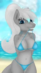 Size: 720x1280 | Tagged: suggestive, artist:stray prey, derpibooru import, oc, oc:lacera viscera, unofficial characters only, anthro, original species, shark, shark pony, image, jpeg, solo