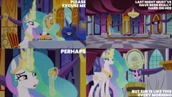 Size: 4400x2475 | Tagged: safe, derpibooru import, edit, edited screencap, editor:quoterific, screencap, princess celestia, princess luna, starlight glimmer, a royal problem, image, png