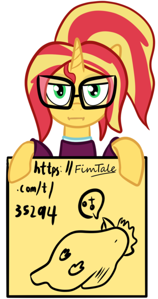 Size: 1008x1903 | Tagged: safe, artist:knife smile, derpibooru import, oc, oc:余晖娑娑, unofficial characters only, unicorn, fimtale, glasses, image, png, simple background, solo, transparent background