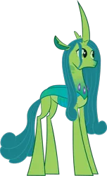 Size: 689x1136 | Tagged: safe, artist:prixy05, derpibooru import, queen chrysalis, changedling, changeling, image, png, purified chrysalis, simple background, solo, transparent background