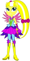 Size: 846x1727 | Tagged: safe, artist:ajosterio, derpibooru import, oc, equestria girls, boots, clothes, clothes swap, crystal guardian, high heel boots, image, png, shoes, simple background, solo, transparent background
