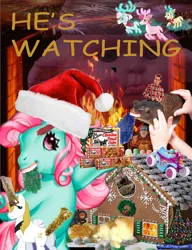 Size: 3000x3900 | Tagged: safe, derpibooru import, alice the reindeer, aurora the reindeer, bori the reindeer, minty, prince blueblood, twilight sparkle, cat, 1000 years in photoshop, bachmann, billy bass the singing fish, christmas, christmas tree, fire, fireplace, fireworks, fruitcake, g5, gingerbread house, holiday, image, png, scooter, teeth, text, tinsel, tree