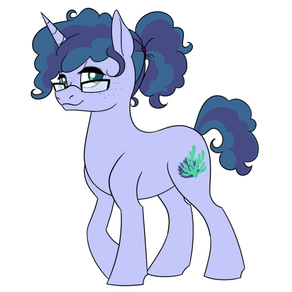 Size: 1600x1600 | Tagged: safe, artist:floots, derpibooru import, oc, oc:mariana, unofficial characters only, unicorn, freckles, glasses, image, png, simple background, transparent background