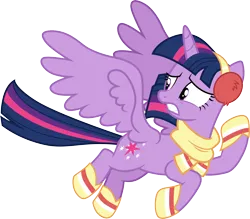 Size: 3420x3000 | Tagged: safe, artist:cloudyglow, derpibooru import, twilight sparkle, twilight sparkle (alicorn), alicorn, pony, best gift ever, image, png, simple background, solo, transparent background, vector