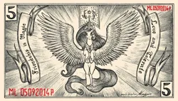 Size: 1185x674 | Tagged: safe, artist:magfen, derpibooru import, princess celestia, alicorn, pony, banknote, bits, equestrian flag, image, jpeg, money, solo, spread wings, wings