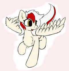 Size: 2854x2953 | Tagged: safe, artist:monycaalot, derpibooru import, oc, oc:awya lightfeather, unofficial characters only, pegasus, pony, colored sketch, derpibooru exclusive, female, image, pegasus oc, png, simple background, solo, white background, wings