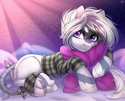 Size: 3100x2500 | Tagged: safe, artist:hakaina, derpibooru import, oc, unofficial characters only, earth pony, pony, image, jpeg, solo, tail, tailmouth