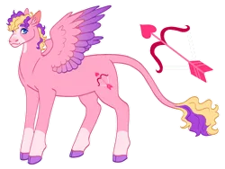 Size: 1280x960 | Tagged: safe, artist:s0ftserve, derpibooru import, oc, oc:cupid arrow, pegasus, pony, image, male, offspring, parent:princess cadance, parent:shining armor, parents:shiningcadance, png, simple background, solo, stallion, transparent background