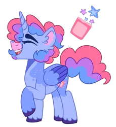 Size: 906x988 | Tagged: safe, artist:twilightpriincess, derpibooru import, oc, alicorn, pony, colored wings, image, magical lesbian spawn, male, offspring, parent:pinkie pie, parent:twilight sparkle, parents:twinkie, png, simple background, solo, stallion, transparent background, two toned wings, wings