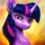 Size: 1080x1080 | Tagged: safe, ai content, derpibooru import, machine learning generated, prompter:krivovyaz, purplesmart.ai, stable diffusion, twilight sparkle, pony, unicorn, g4, bust, chest fluff, female, generator:purplesmart.ai, image, png, solo, sternocleidomastoid, unicorn twilight