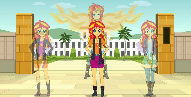 Size: 1251x639 | Tagged: safe, sunset shimmer, human, equestria girls, humanized, image, jpeg, kisekae, solo