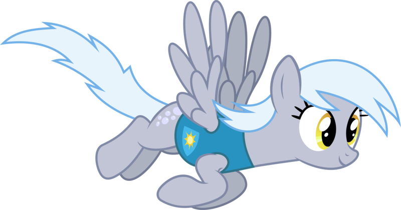 Size: 4479x2347 | Tagged: safe, artist:starryshineviolet, derpibooru import, frosty dew, pegasus, pony, winter wrap up, background pony, female, flying, g4, high res, image, mare, png, simple background, solo, transparent background, vector, winter wrap up vest