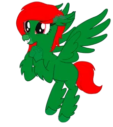 Size: 600x675 | Tagged: safe, artist:discordant creations, derpibooru import, oc, unofficial characters only, hippogriff, hairclip, hippogriff oc, holly, image, png, secret santa