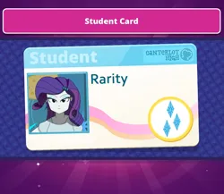 Size: 1124x976 | Tagged: safe, artist:altynp, derpibooru import, rarity, equestria girls, female, id card, image, jpeg, solo